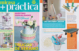 Revista Mi Casa + Práctica - Julio 2014 Portada y Página 5